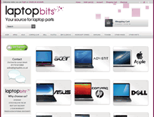 Tablet Screenshot of laptopbits.co.uk